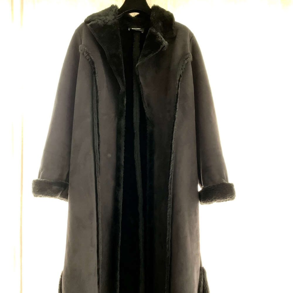 Denny Rose full length fur coat. Made in Italy